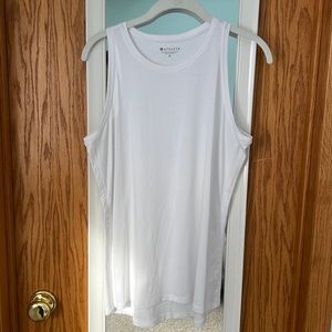 Athleta Pure White Muscle Tank